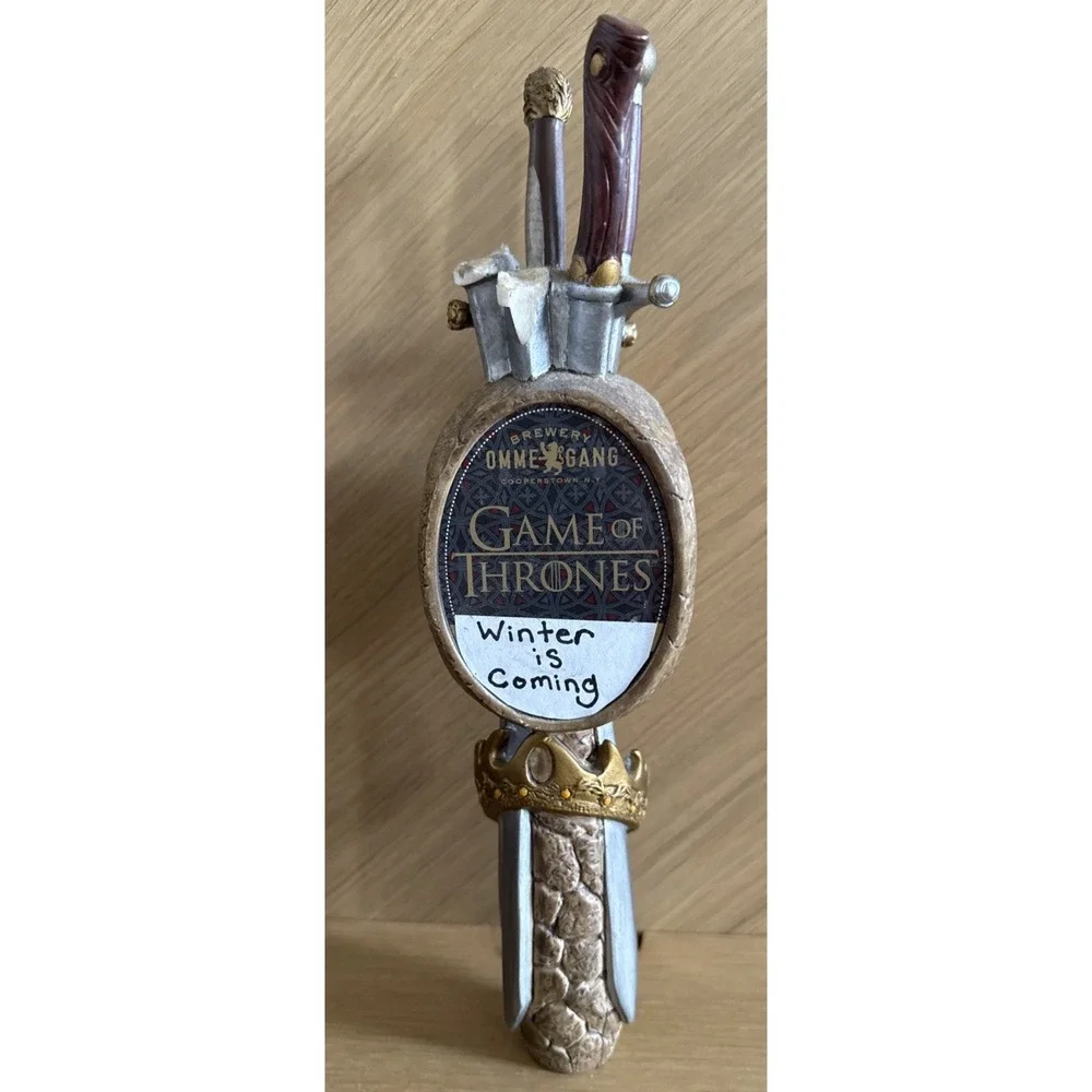 Game Of Thrones Beer Tap Handle OMME GANG Brewery Cooperstown NY 12